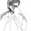 ...and Archie/Pen on paper/24x18in/2021