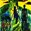 Acrylic ink on paper/24x18in/2020