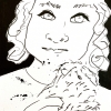 ...her guinea pig/Pen and india ink on paper/8x8in/2021