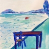 Crayon, pencil and watercolor on Stonehenge paper/14x10in/2021
