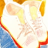 Pencil, crayon and watercolor on Fabriano paper/14x11in/2021