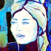 ...a head towel/Pastel, crayon, pencil, watercolor and acrylic on Arches paper/14x10in/2021