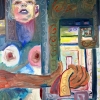 ...long hair/Oil on canvas/28x24in/2021