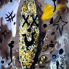 Acrylic, sumi ink, walnut ink and colored pencil on paper/12x9in/2020