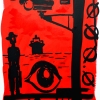 Acrylic and india ink on paper/12x8in/2020