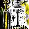 Acrylic and sumi ink on paper/24x18in/2020