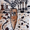 Sumi and walnut ink on paper/14x11in/2020