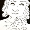 ...her guinea pig/Pen and india ink on paper/8x8in/2021