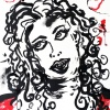Acrylic and sumi ink on paper/16x12in/2021