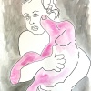 Pen and watercolor on paper/24x18in/2021