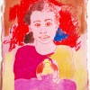 Pen and watercolor on handmade paper/11x8.5in/2021
