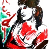 Acrylic and india ink on paper/30x22in/2021