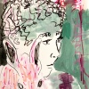 Pen and watercolor on paper/10x7in/2021
