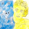 Pen and watercolor on paper on hahahnemuhle paper/14x19in/2021