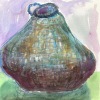 Pencil and watercolor on arches paper/12x12in/2022