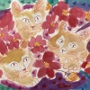 Pencil and watercolor on cotton paper/12x16in/2022