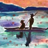 Watercolor on cotton paper/12x16in/2022