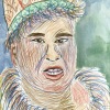 Pencil and watercolor on paper/12x9in/2022