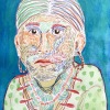 Pen, pencil and watercolor on cotton paper/14x10in/2022