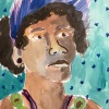 Pencil and watercolor on cotton paper/16x12in/2022