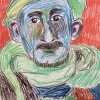 Watercolor pencil on Canson paper/12x9in/2022