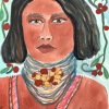 Pen, pencil and watercolor on Stonehenge paper/16x12in/2022