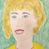 ...XV/Pen, pencil, crayon and watercolor on canson  paper/15x11in/2022
