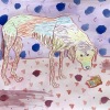 Pencil and watercolor on cotton paper/12x16in/2022