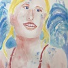 Pen, pencil and watercolor on Arches paper/14x10in/2022
