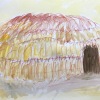 Pencil and watercolor on Stonehenge paper/12x16in/2022