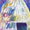 Pencil and watercolor on Stonehenge paper/16x12in/2022